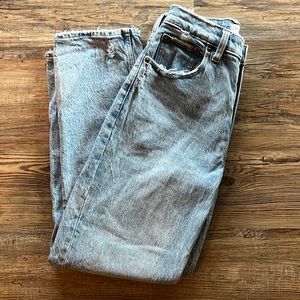 Abercrombie curve love 90s straight ultra high rise